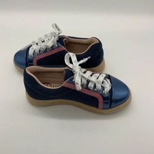 CLASSIC SKATE SHOE FOR GIRLS, Demin mixed with Vegan Leathers . Sizes Various